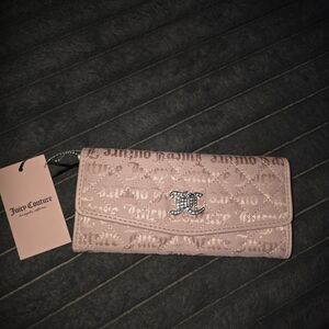 Juicy Couture Blush Quilted Wallet